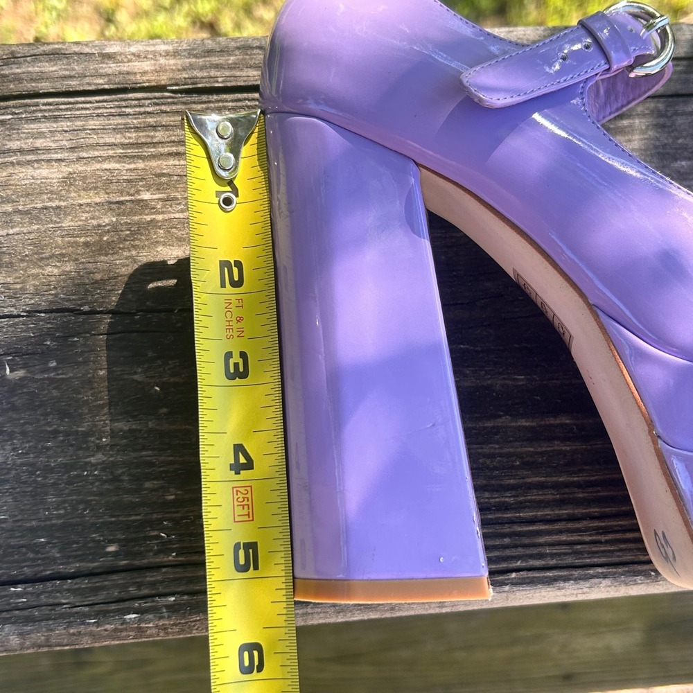 Jeffrey Campbell Chillin Platform Mary Jane 6 Lavender Lilac Bratz Retro Y2K - Picture 9 of 11